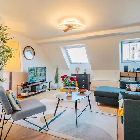 Lejlighed Elegant 120m2-face Cathedrale-6 Pers-free Parking