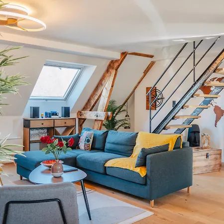 Elegant 120m2-face Cathedrale-6 Pers-free Parking Lejlighed Amiens